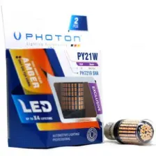 Photon Exclusive LED Sinyal Ampulu 12V 93 Sarı 140LED 21W