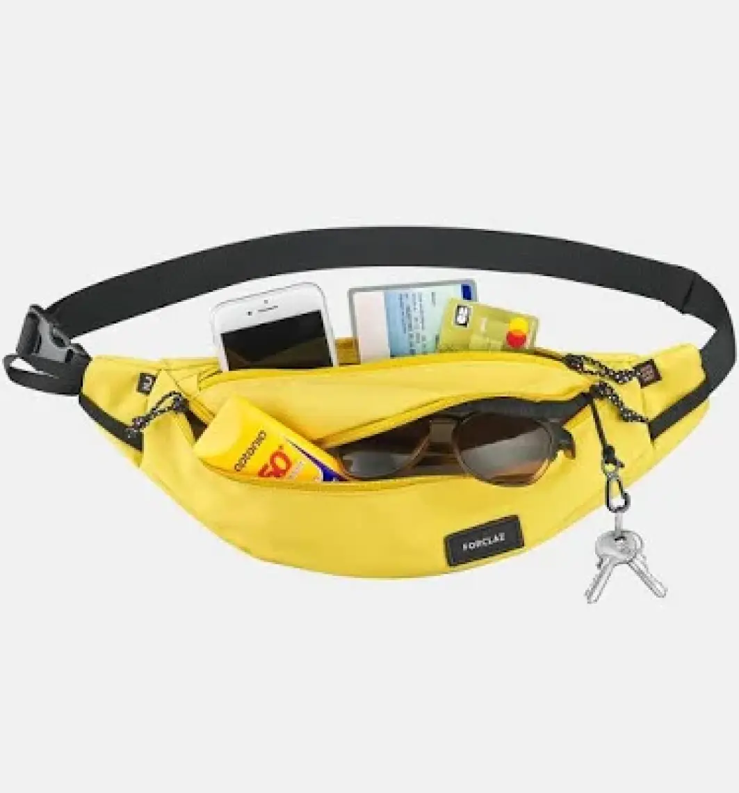 Decathlon Forclaz Bel Çantası - 2 L - Siyah - Travel