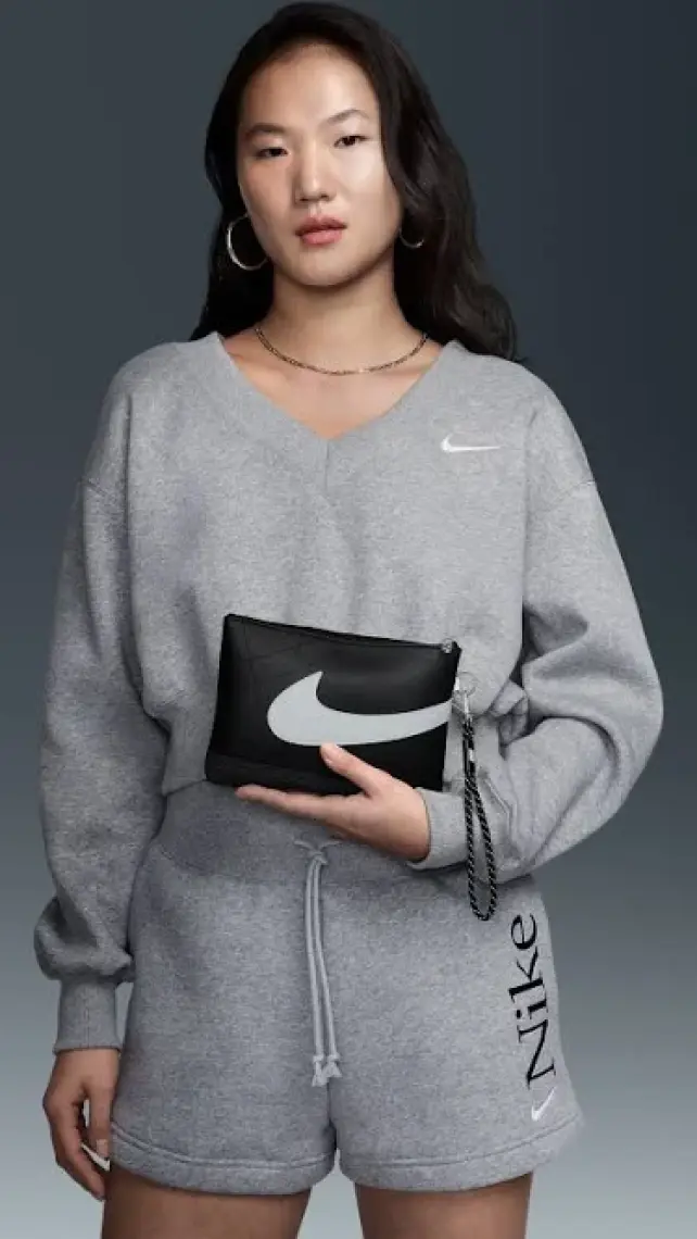 Nike Icon Blazer Wristlet Large Kadın Siyah Günlük Stil Cüzdan N.100.9949.091.OS