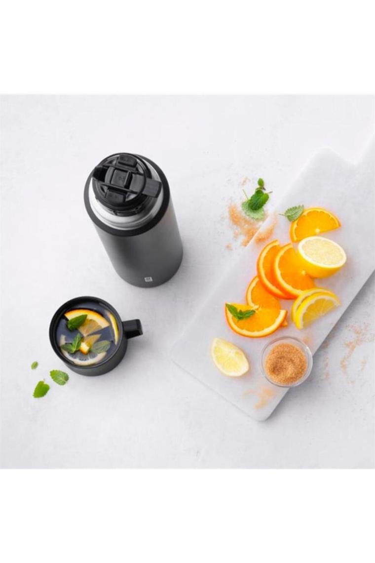 Zwilling 395005-140 Siyah Bardaklı 1 lt Termos
