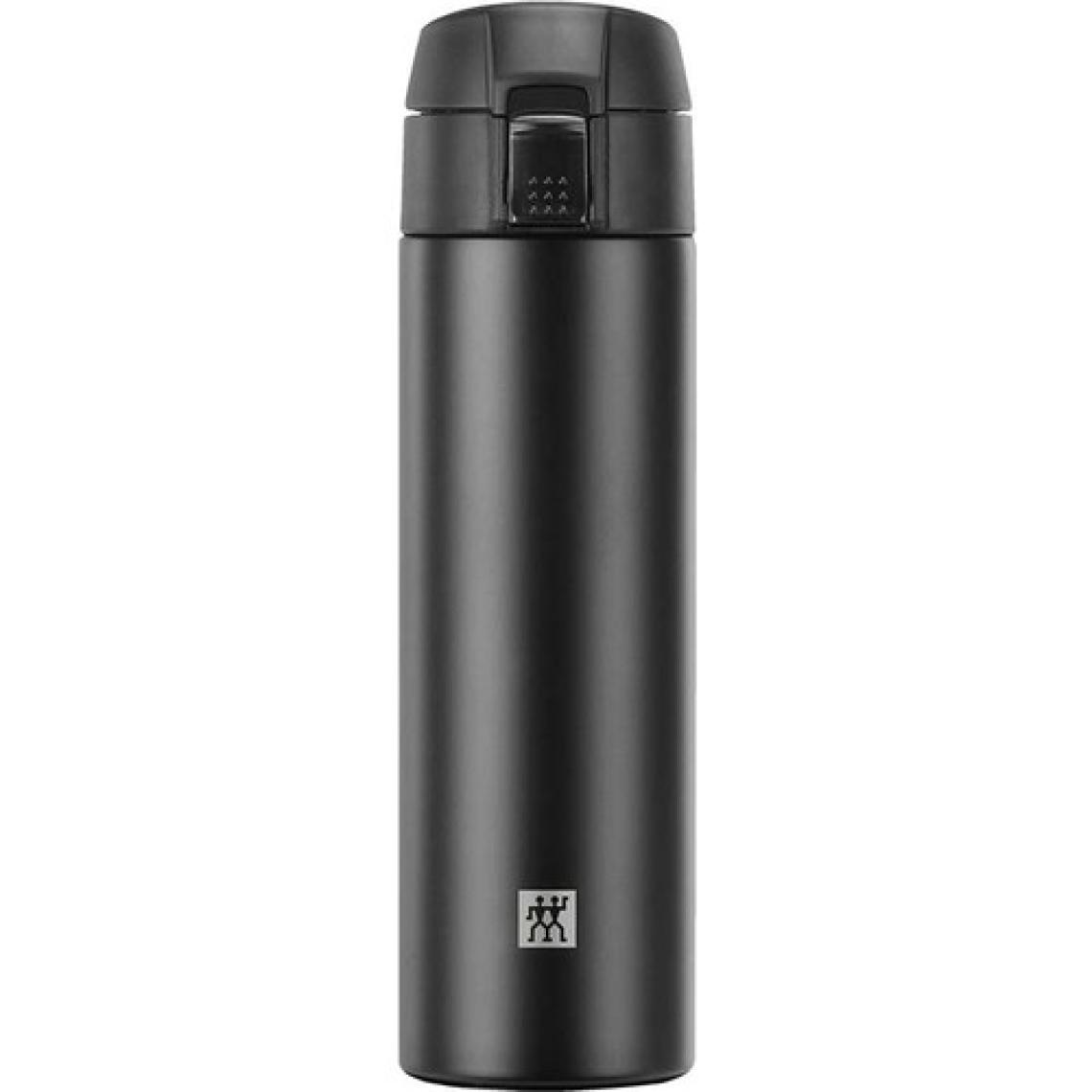 Zwilling 450 ml Çelik Siyah Seyahat Termosu – Sızdırmaz Kapaklı, İçecekleri Uzun Süre Sıcak veya Soğuk Tutar