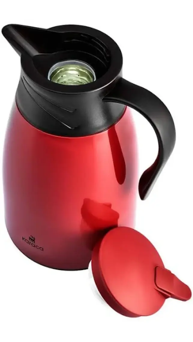 Karaca Bella Sızdırmaz Termos 1 Litre Bordo