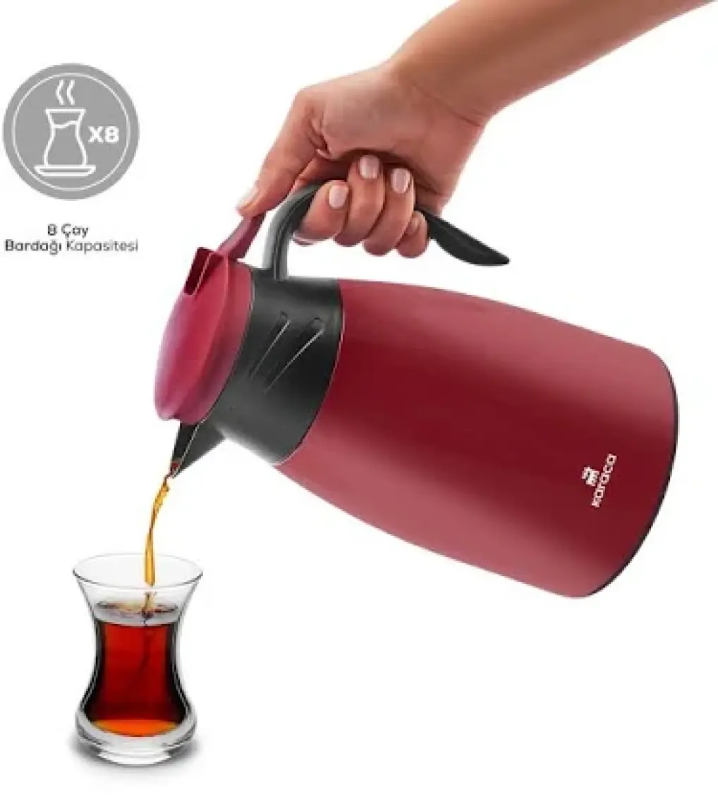 Karaca Bella Sızdırmaz Termos 1 Litre Bordo