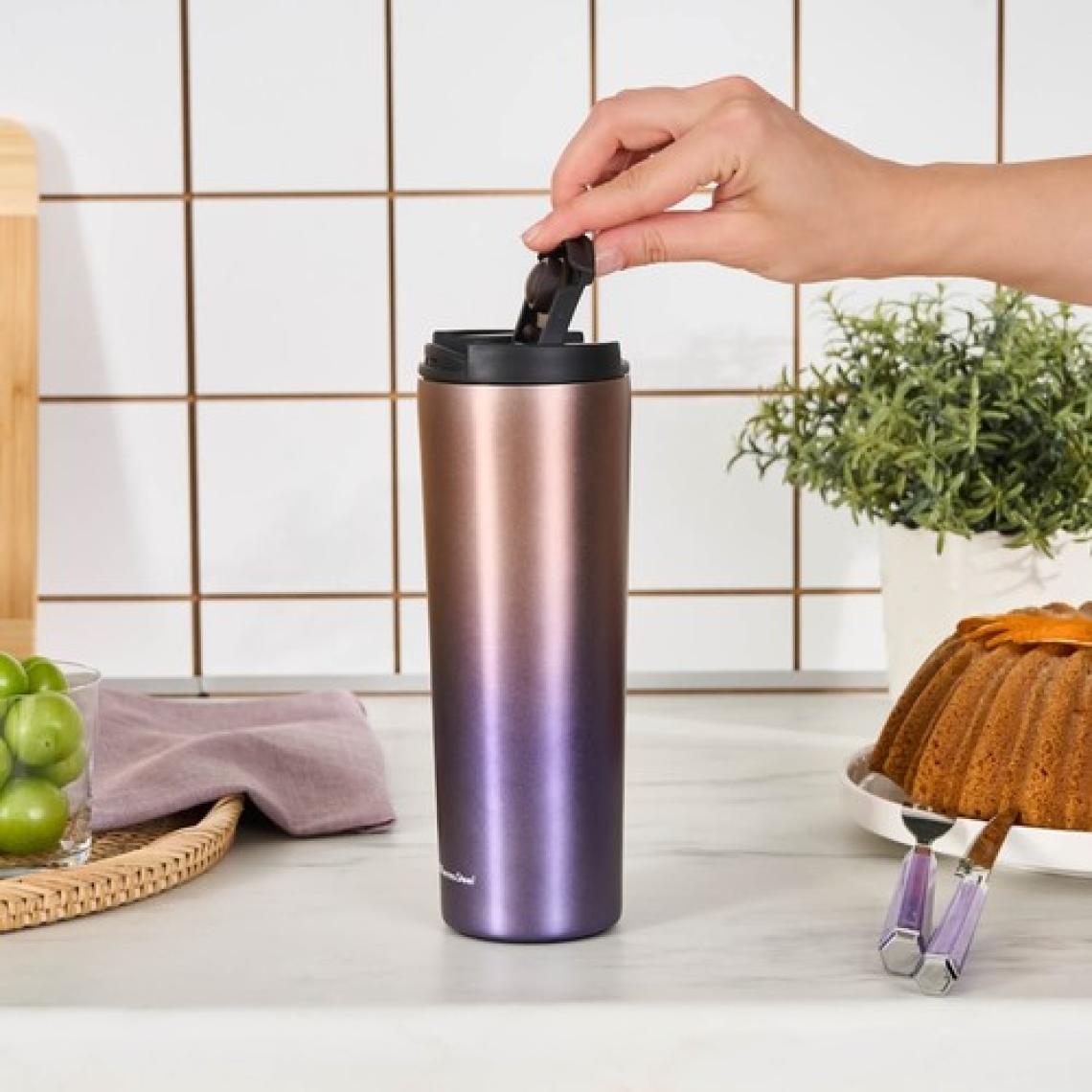 Karaca Violet New Çelik Sızdırmaz Termos 450 ml
