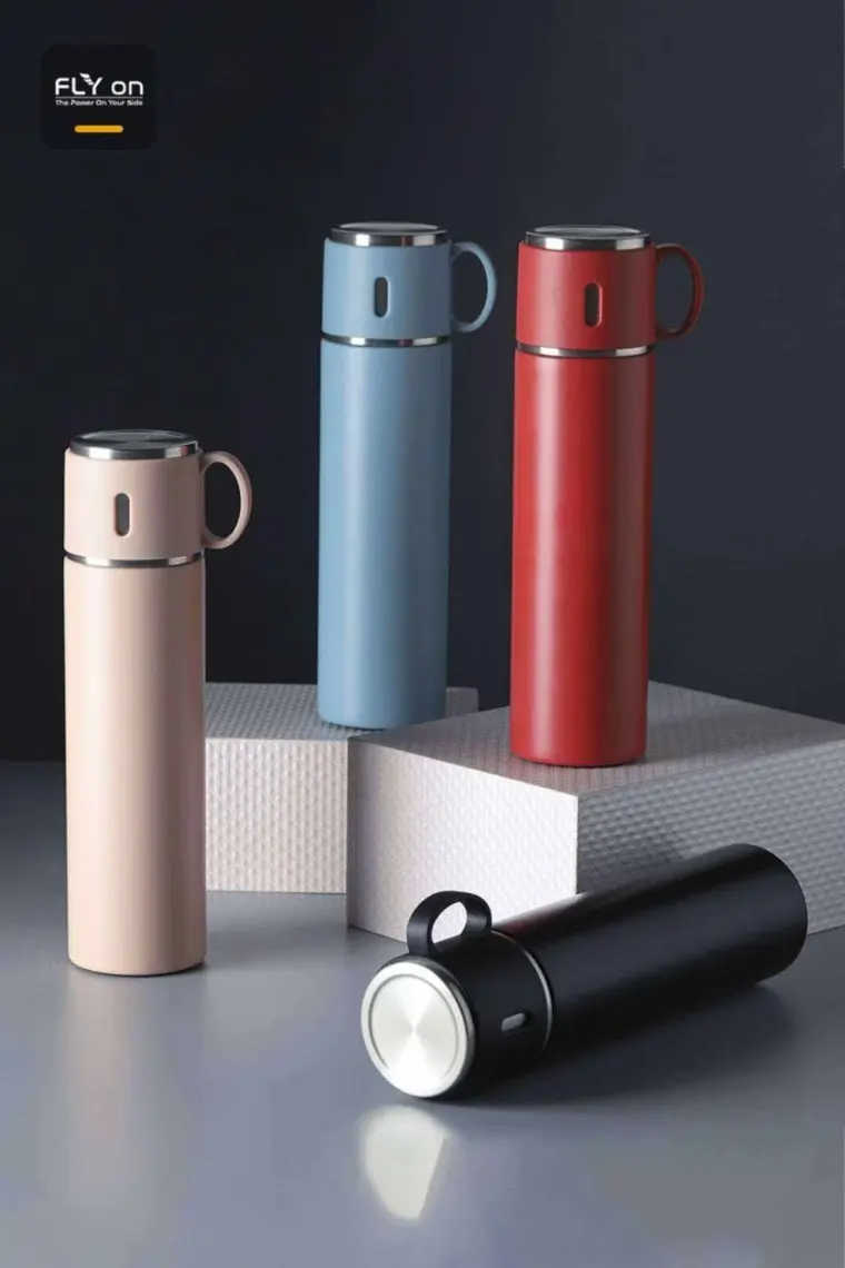 Flyon 316 Paslanmaz Çelik Termos Bardak 580 ml Bardaklı