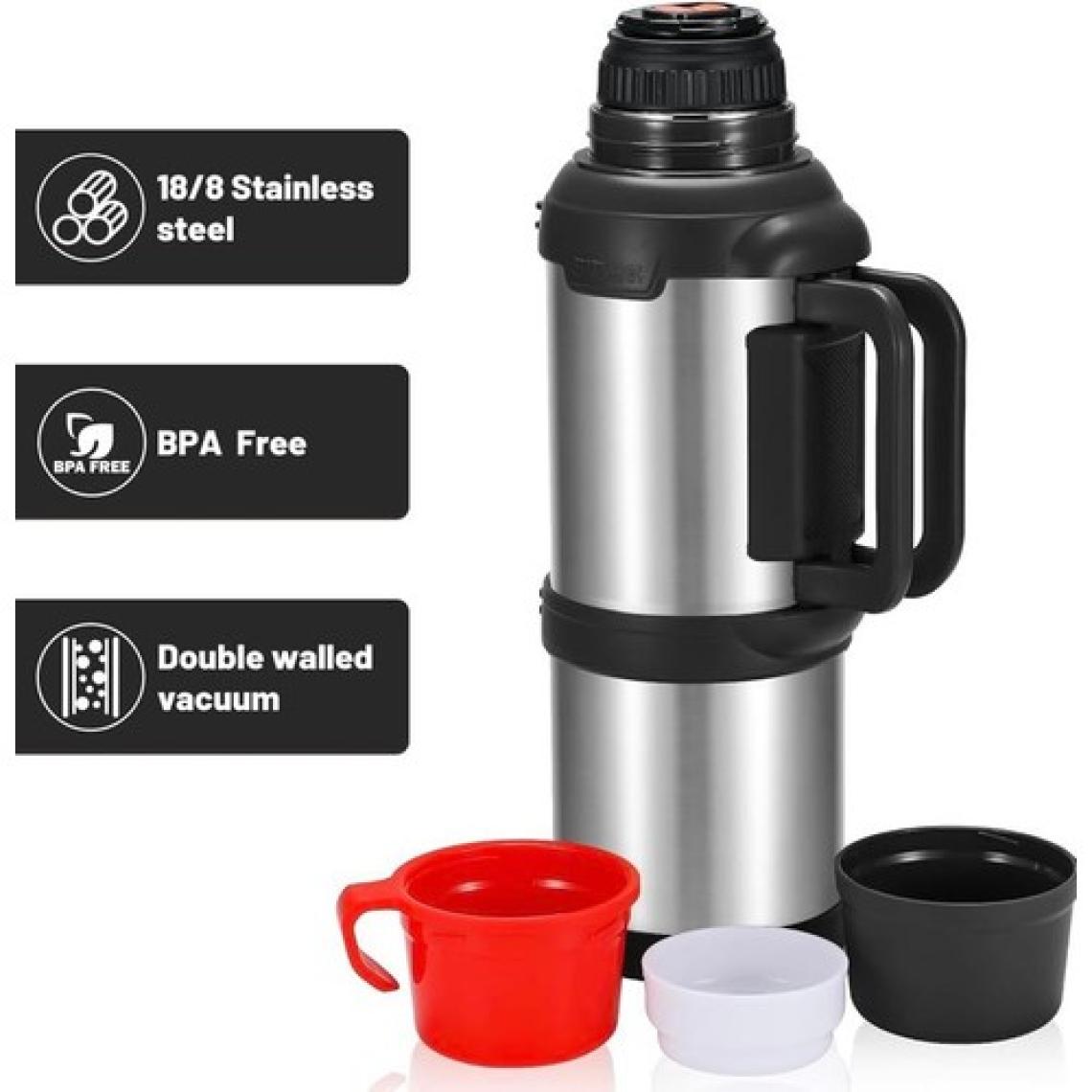 Dofrise Paslanmaz Çelik 4 Litre Büyük Boy Termos 48 Saate Kadar Yalıtımlı