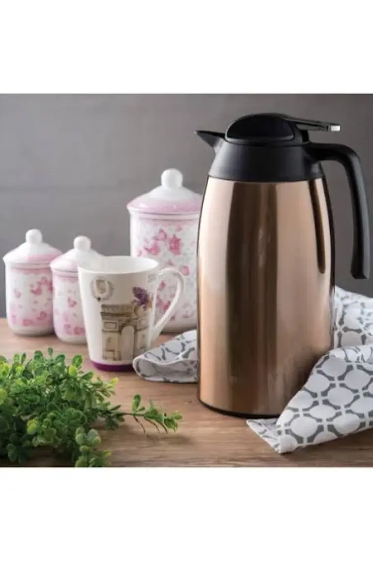 Emsan Vega 2.1 Lt Çelik Termos Rose Gold