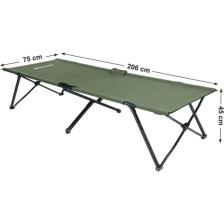 Songmics GCB25J Üniseks Yetişkin Kamp Yatağı, Kamp Yatağı, Tüv Rheinland Tarafından Test Edilmiştir, Maksimum Statik Yük Kapasitesi 260 Kg, 206 x 45 x 75 cm , Yeşil, 205 x 75 x 46 cm