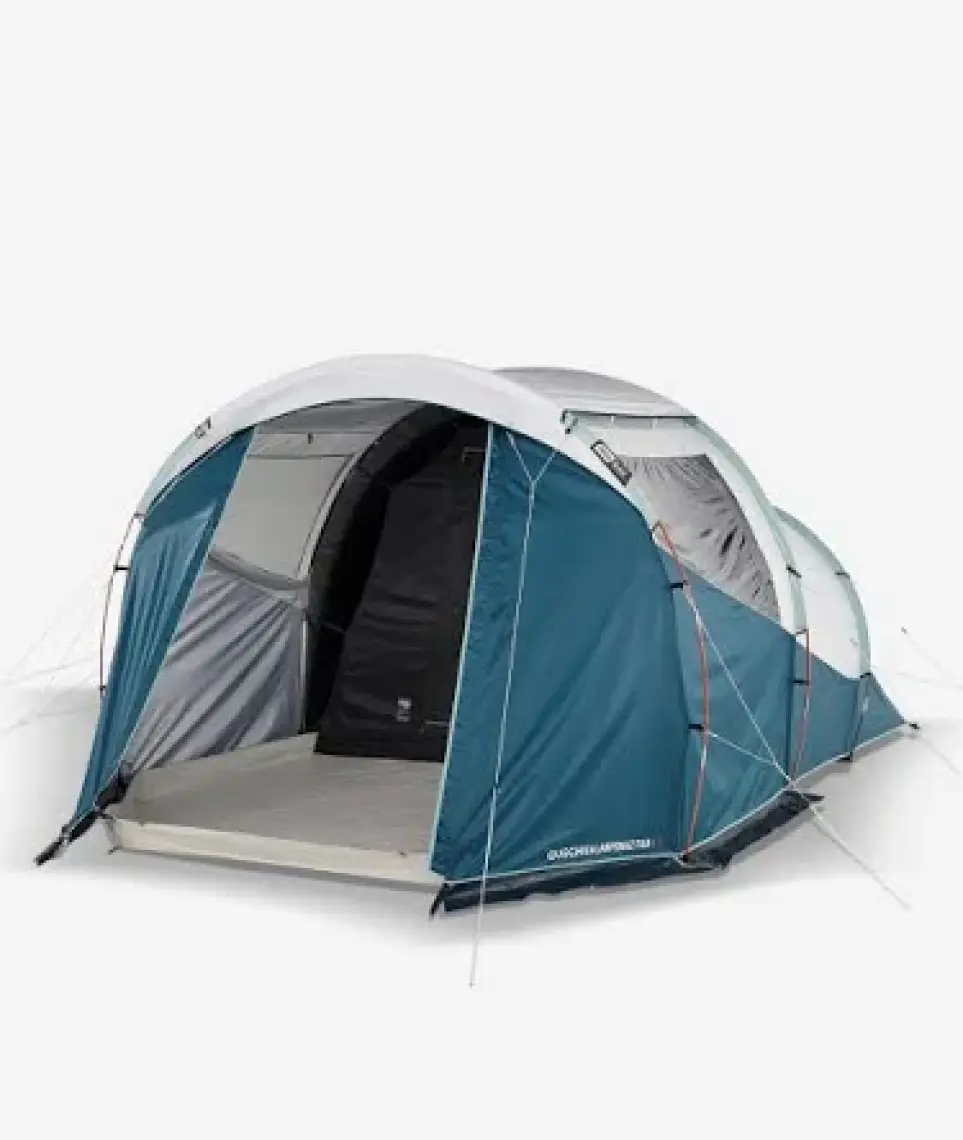 Decathlon Quechua 4 Kişilik Kamp Çadırı - 1 Odalı - Arpenaz 4.1 Fresh & Black