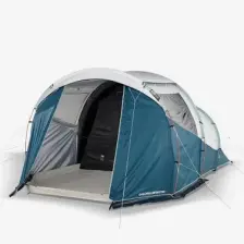 Decathlon Quechua 4 Kişilik Kamp Çadırı - 1 Odalı - Arpenaz 4.1 Fresh & Black