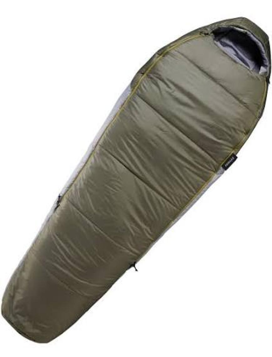 Decathlon Forclaz Outdoor Trekking Uyku Tulumu - Haki - Mt500 - 0°C Konfor
