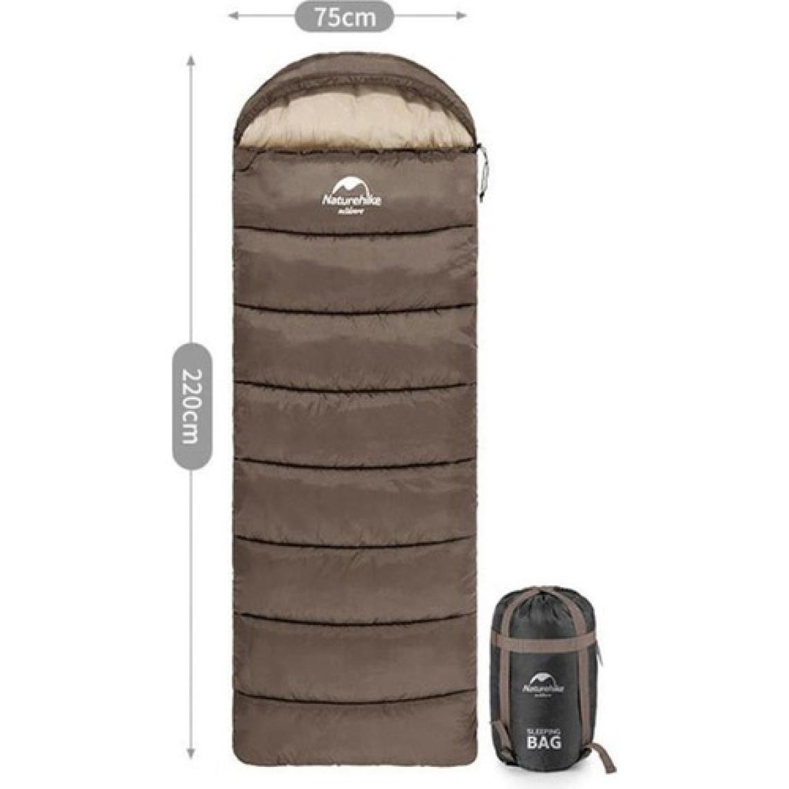 Naturehike U350 Zarf Tarzı Kapüşonlu -13°C Sol Fermuarlı Uyku Tulumu