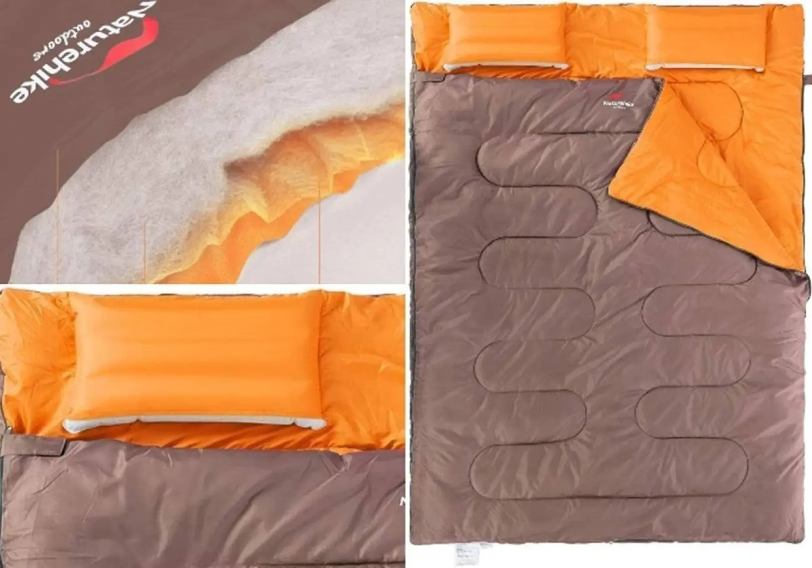Naturehike Çift Kişilik Uyku Tulumu Mavi