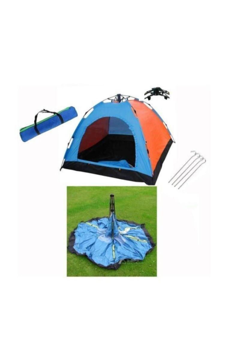Onetick 8 Kişilik Renkli Dayanıklı Otomatik Kamp Çadırı 250X250X165