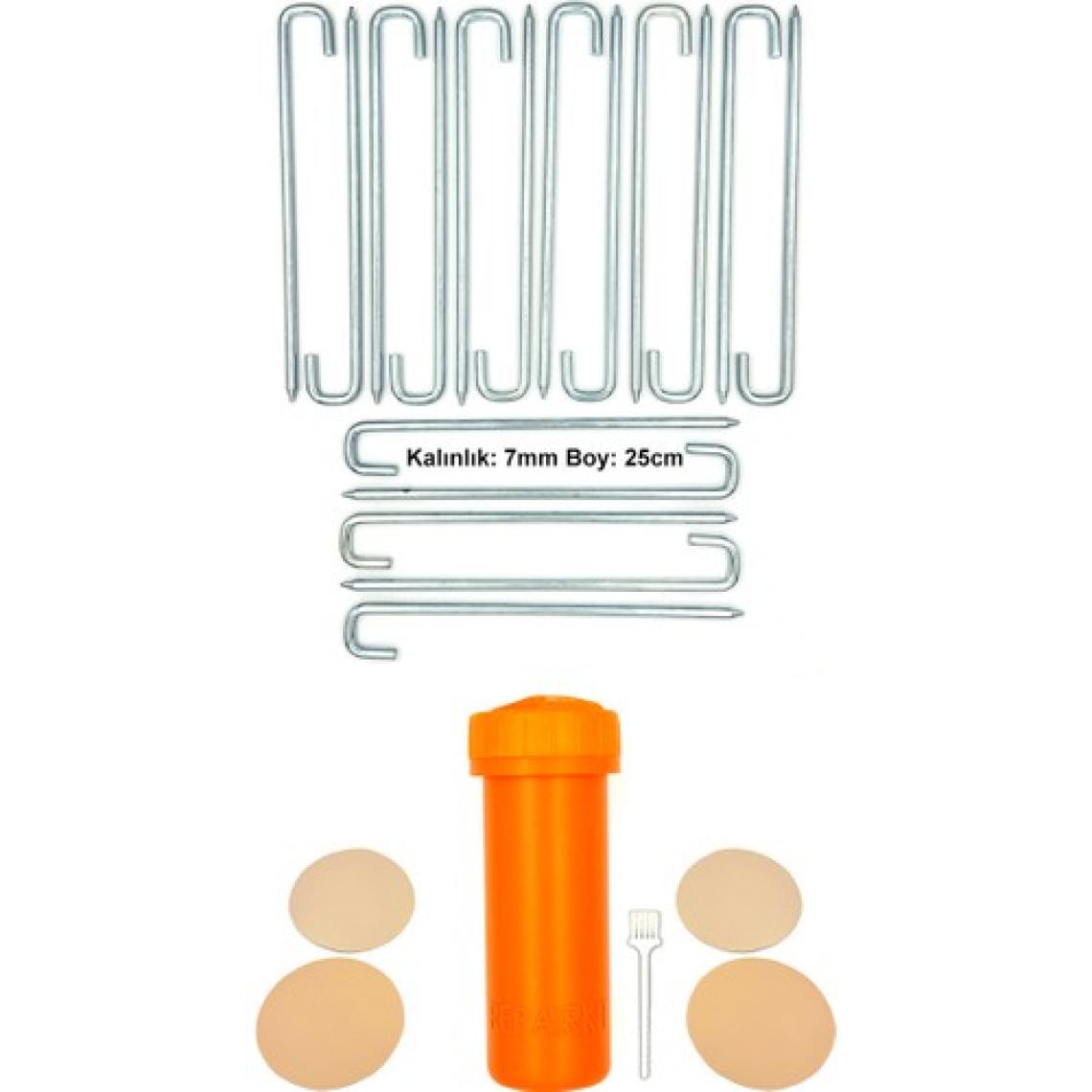 Monicamp 12 Kişilik 4 Mevsim Şişme Kamp Çadırı 12M2 300CM x 400CM x 210CM 420D Kumaş