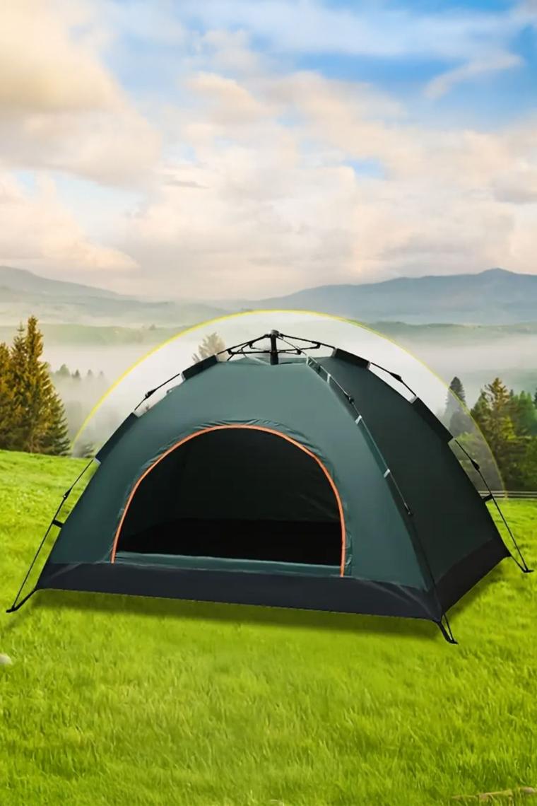 Onetick 6 Kişilik Renkli Dayanıklı Tam Otomatik Kamp Çadırı 220X250X165 Oneoto - 6