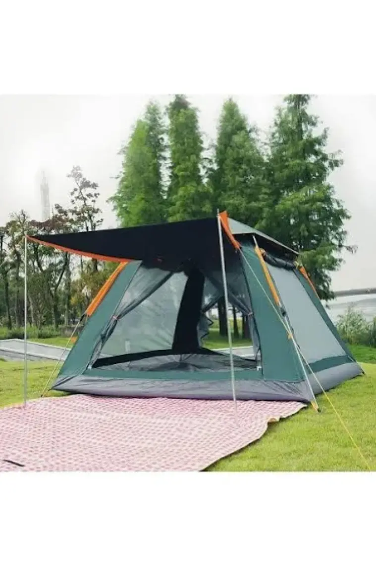 Trend Maison 4 Kişilik Tam Otomatik Tenteli Kamp Çadırı 215X215X145