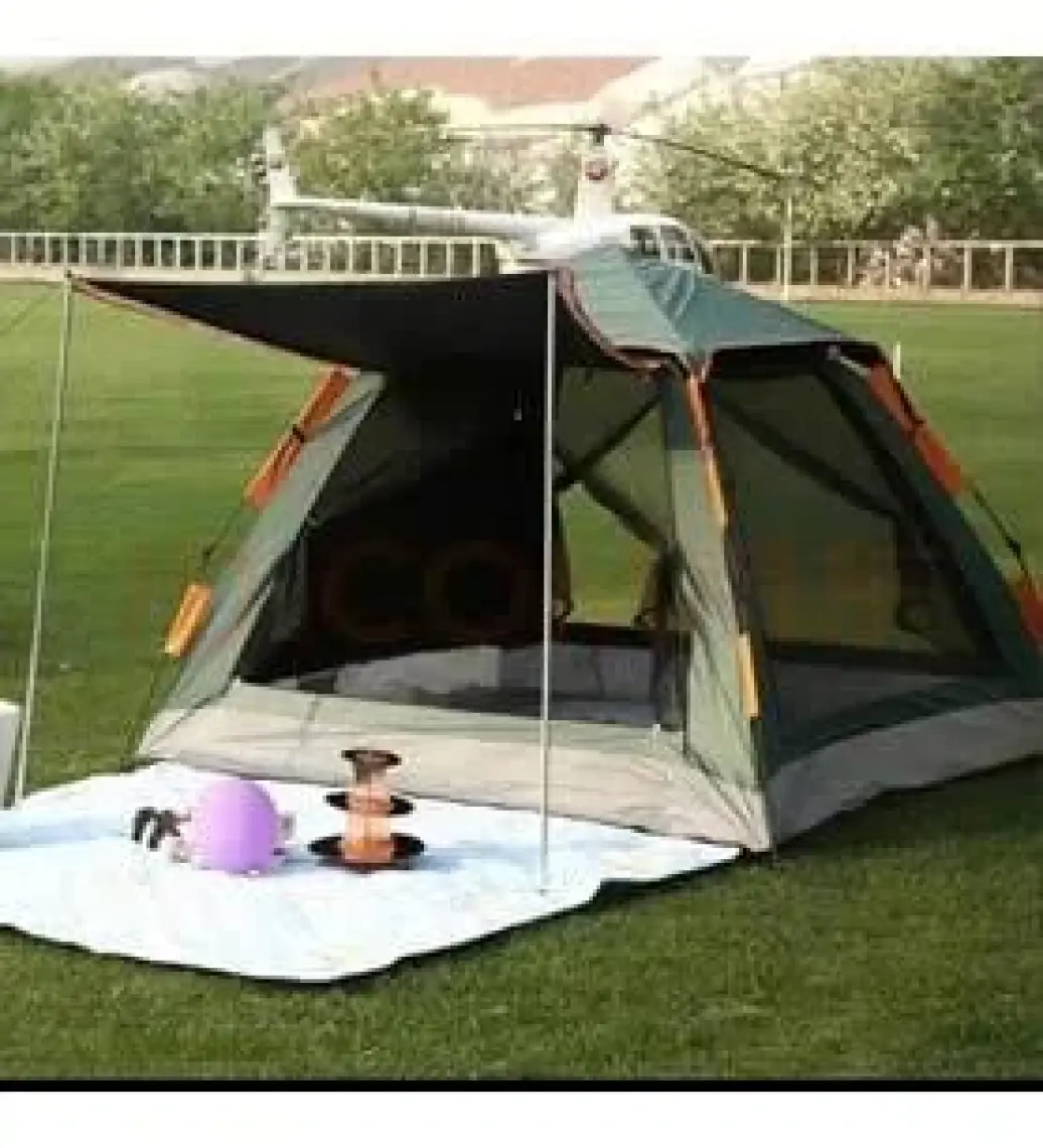 Trend Maison 4 Kişilik Tam Otomatik Tenteli Kamp Çadırı 215X215X145