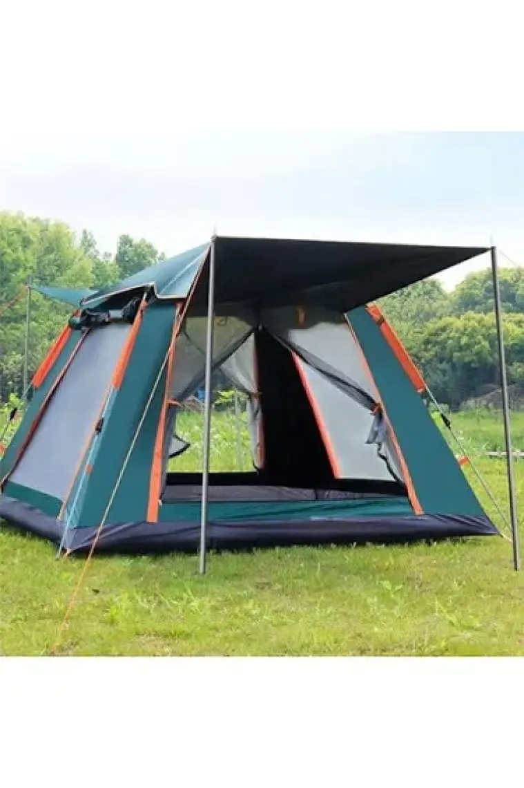 Trend Maison 4 Kişilik Tam Otomatik Tenteli Kamp Çadırı 215X215X145