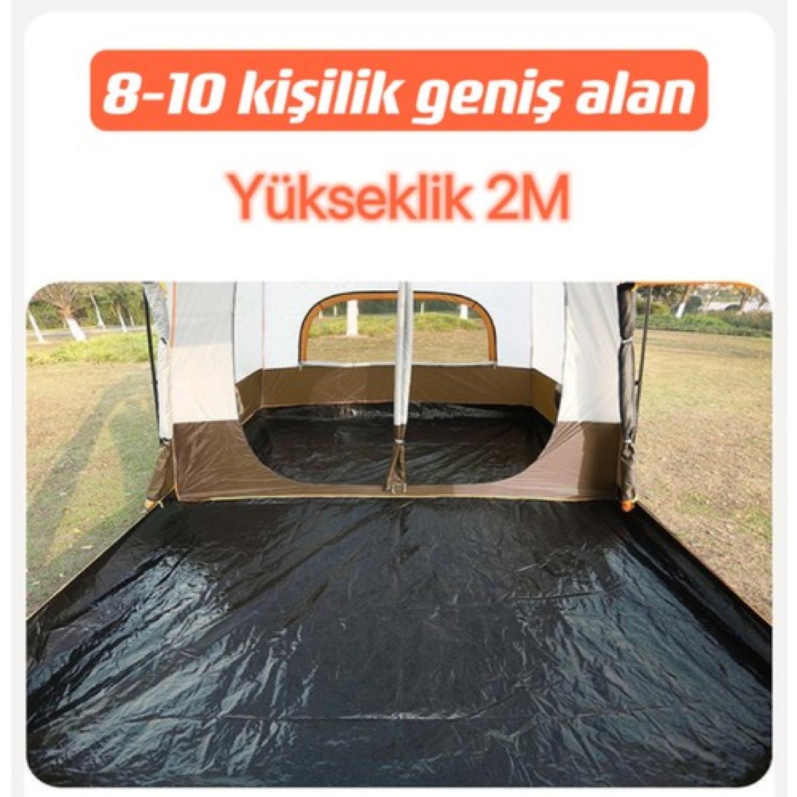 Shufa - Aile Boyu Büyük Kamp Çadırı 2 Oda 1 Salon 420*305*200 cm