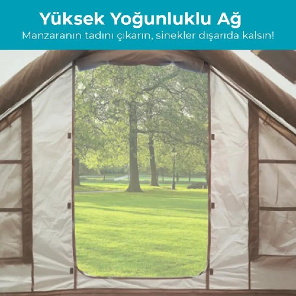 HABL 6 Kişilik 6.3m2 Su,rüzgar ve Kar Geçirmez 420D Oxford Kumaşlı 4 Mevsim Şişme Çadır 300*210*200CM