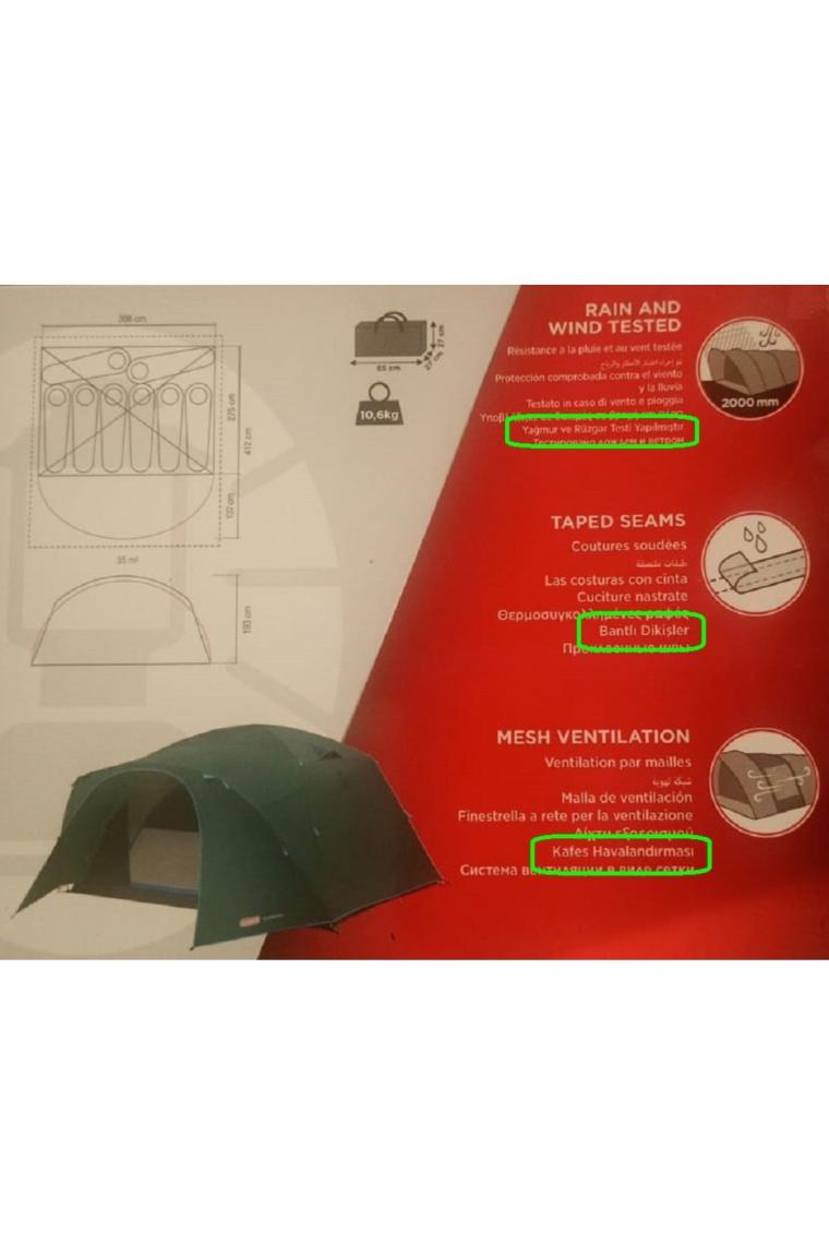 Coleman Skydome Deluxe8 -8 Kişilik Çadır