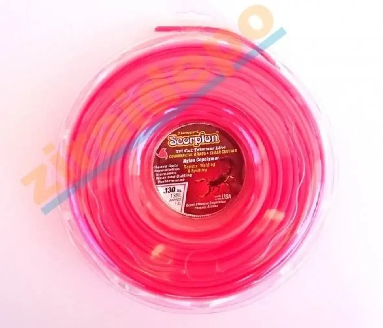 Scorpion Akrep Misina 3.3mm 41METRE Kırmızı 3 Köşe