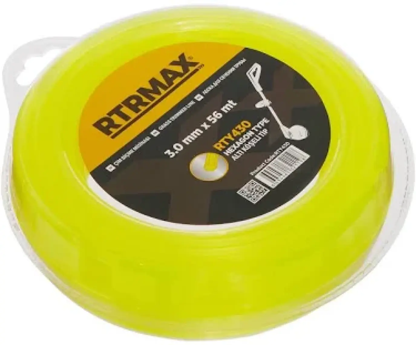 RTRMAX RTY433 3,3 mm - 46 mt Tırpan Misinası Sarı Altıköşe