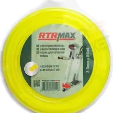 RTRMAX RTY433 3,3 mm - 46 mt Tırpan Misinası Sarı Altıköşe
