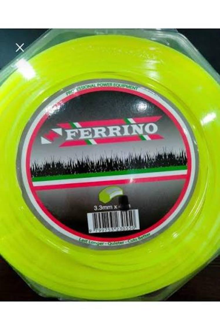 Ferrino 6 Köşe Yeşil Motorlu Tırpan Misinası 3.3MMX46M