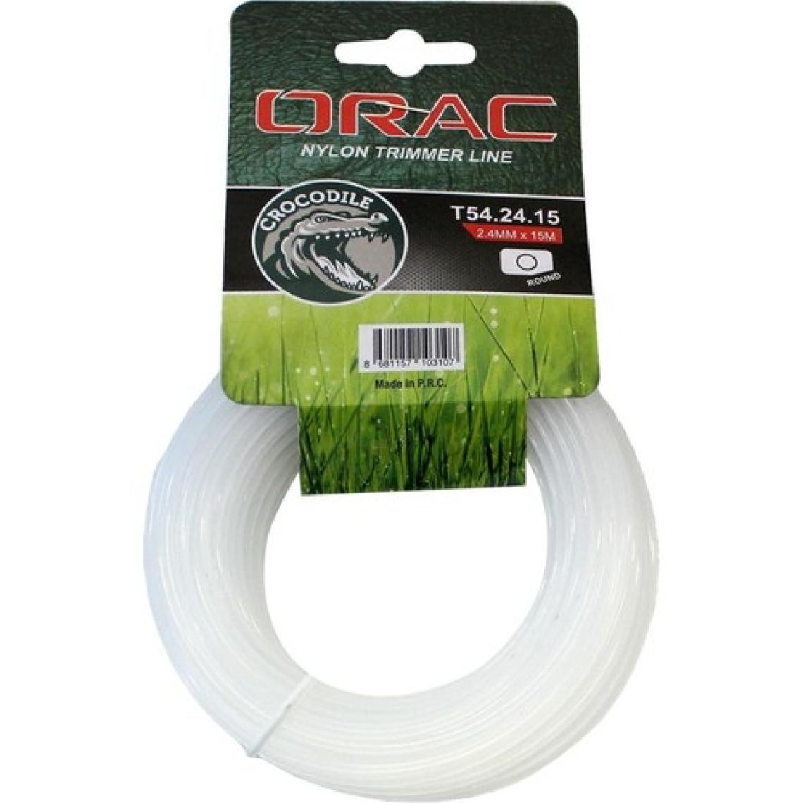 Orac Misina Yuvarlak 2.4mm 15 M Crocodile Beyaz
