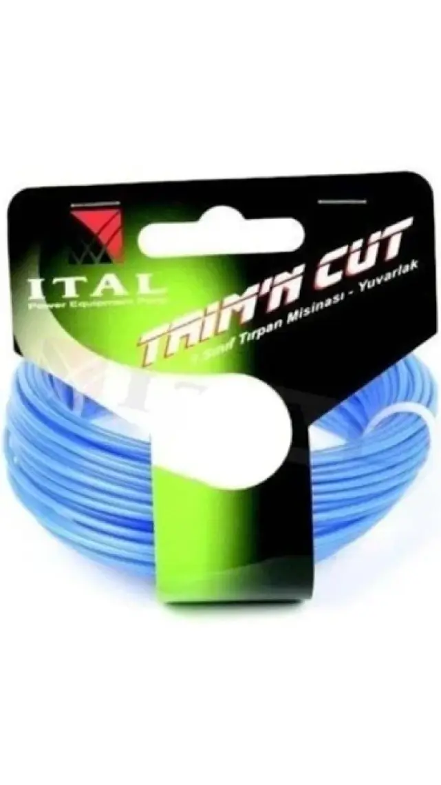 İtal 2.40Mm 84 Mt.Yuvarlak Beyaz Tırpan Misinası Ot Çim Kesme İpi