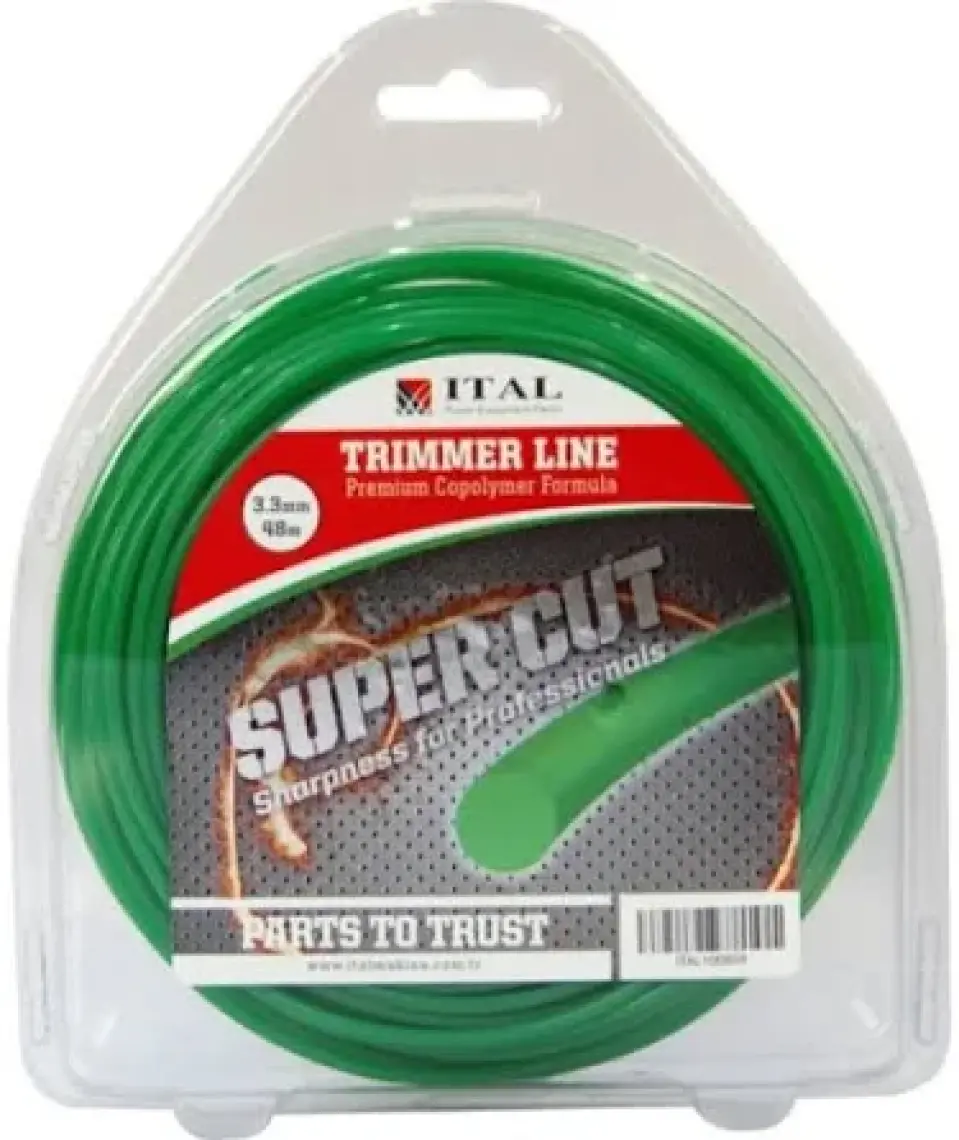 İtal 2.40Mm 84 Mt.Yuvarlak Beyaz Tırpan Misinası Ot Çim Kesme İpi