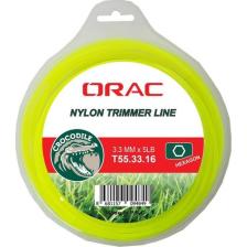 Orac Altı Köşe Sarı Tırpan Misinası 3,3 mm 46 M