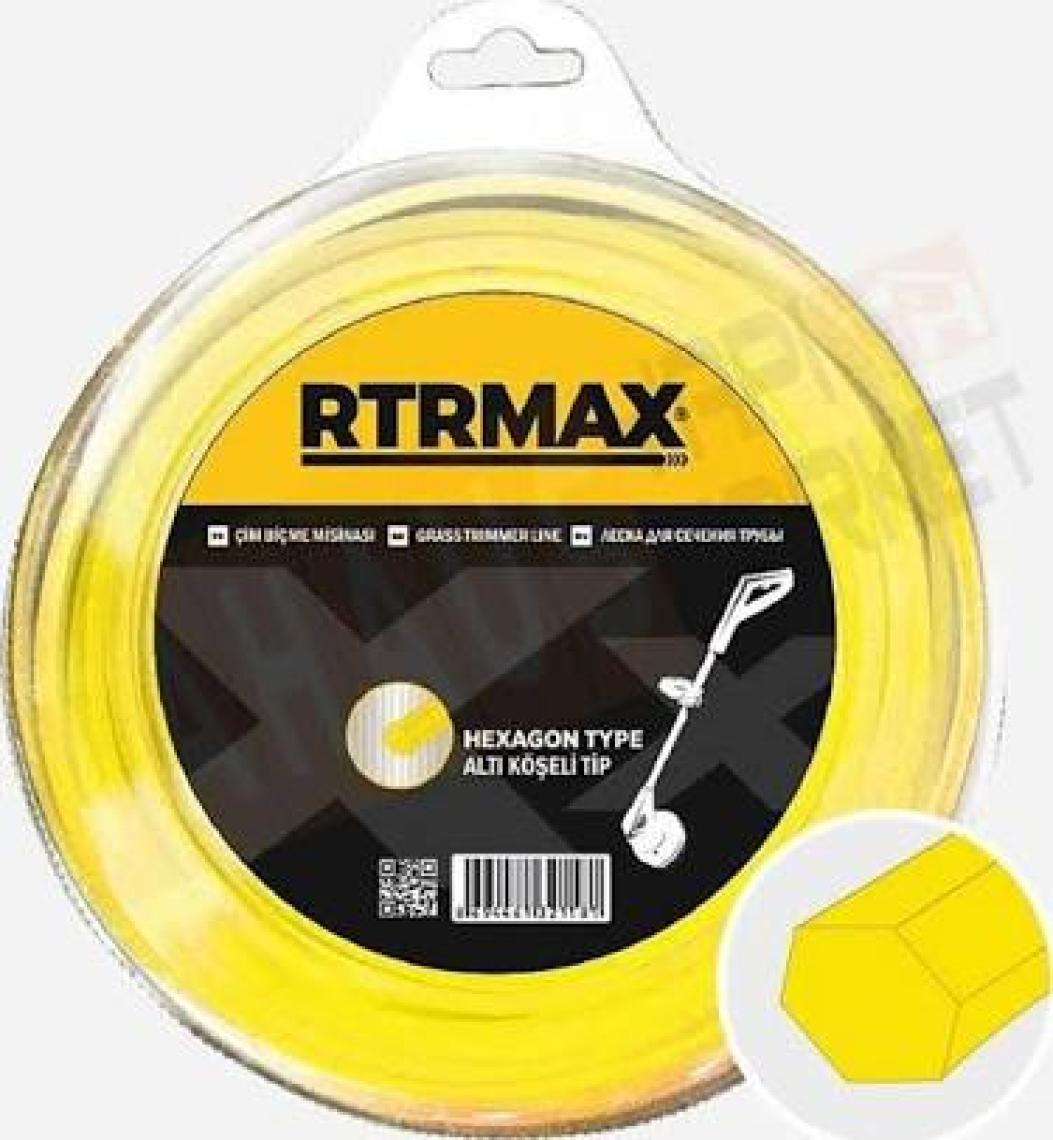 Rtrmax Rty433 Tırpan Misinası Sarı Altıgen 3.3Mm X 46Mt.