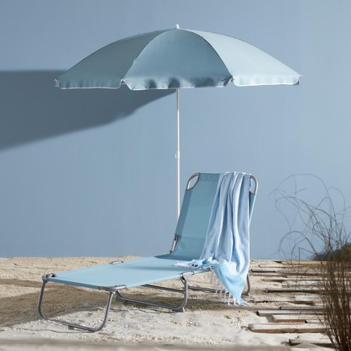 Rattan Diğer Goodhaustore Katlanabilir Şezlong Su Yeşili -Sahil,deniz,göl Şezlong