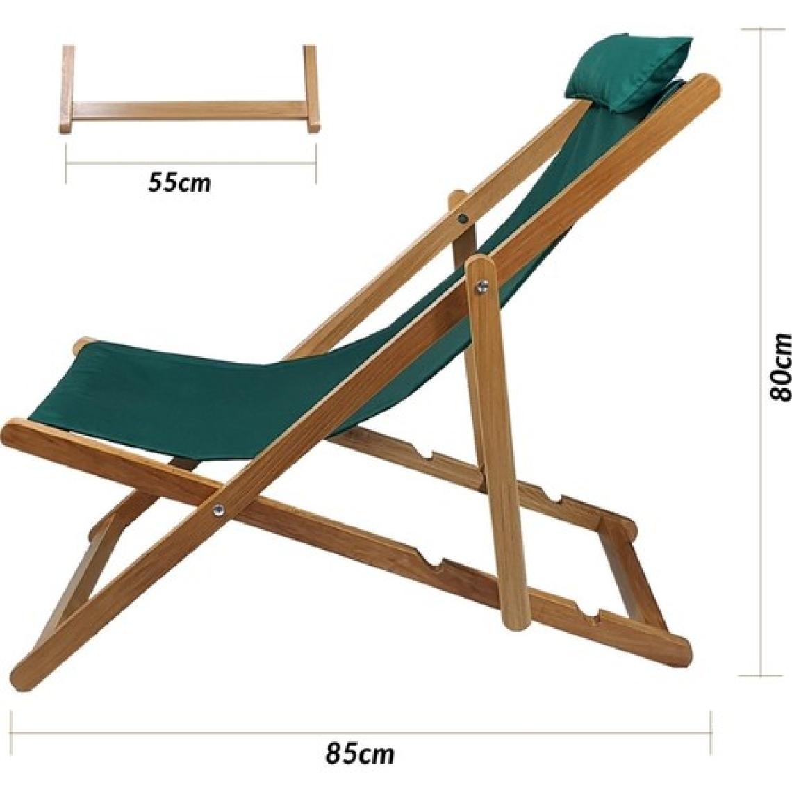 Bysay Ahşap Katlanabilir Taşınır Şezlong. Plaj, Bahçe, Teras, Balkon Şezlongu