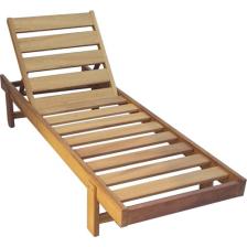 Form Outdoor Iroko Ahşap Şezlong
