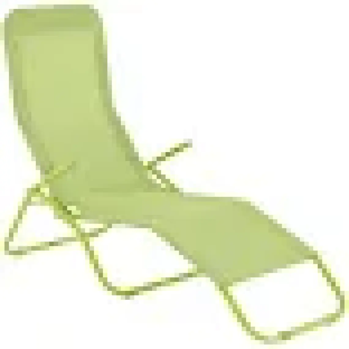 Sunfun Marissa Şezlong Yeşil - Ölçü: 136X61X102 cm - Katlanabilir Özelliğiyle Rahat Taşınır