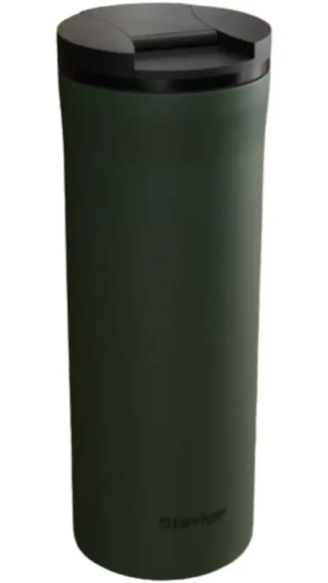 Stevig 2 Go Paslanmaz Çelik Termos Bardak 400 ml Travel Mug Green ST-204
