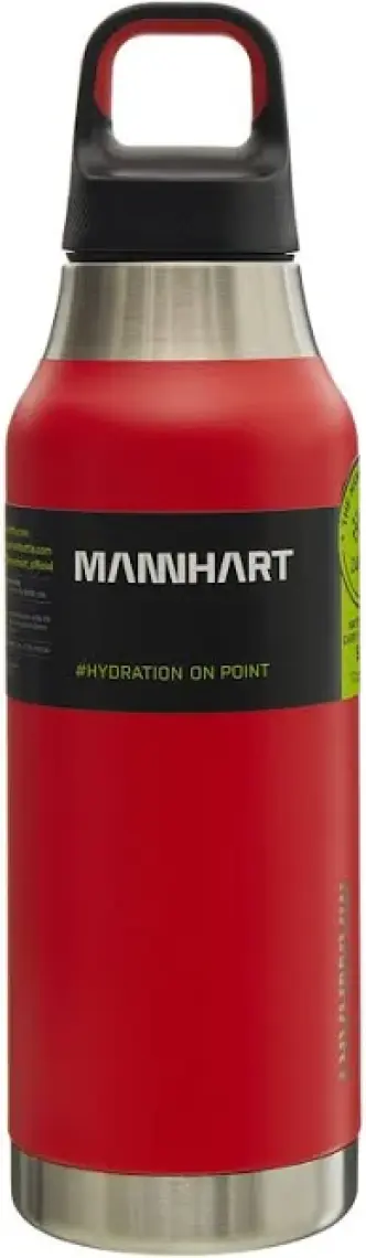Mannhart by Spigen B213 Sızdırmaz Vakumlu Çift Katmanlı Travel Mug Paslanmaz Çelik Termos 500 ml Hot 6h / Cold 24h Rudolph Red - AHP00353