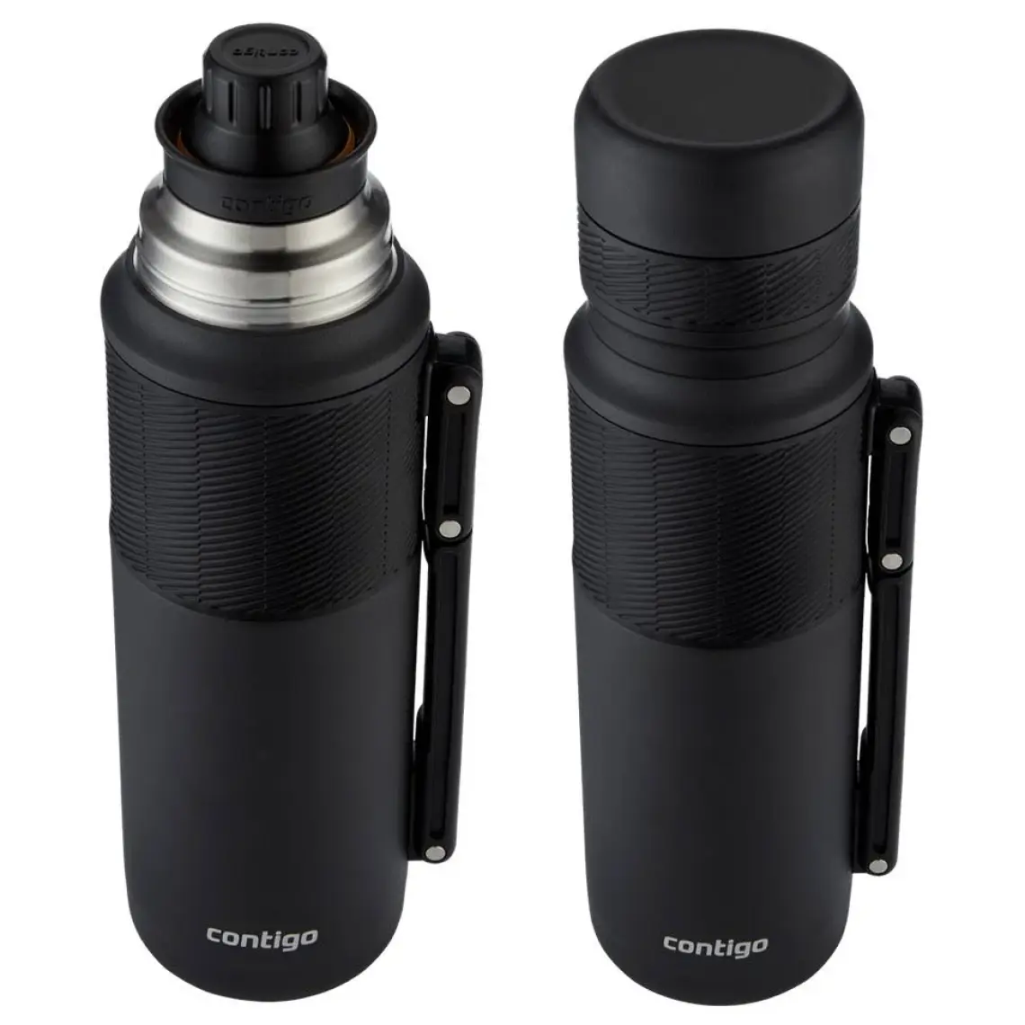 Contigo Thermal Bardaklı Çelik Termos 740ML Siyah