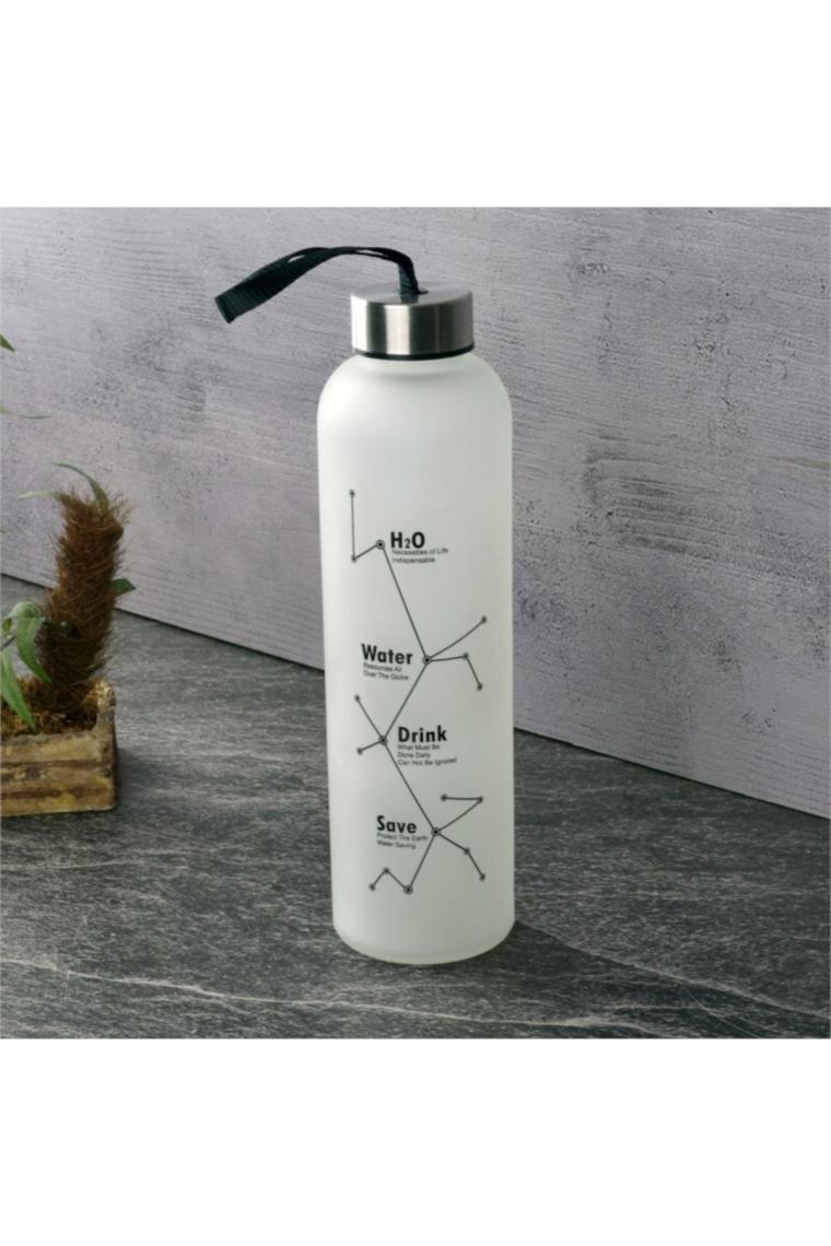 H2o Buzlu Cam Matara 600 ml H2o88666-b