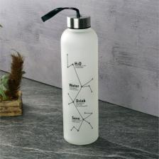 H2o Buzlu Cam Matara 600 ml H2o88666-b