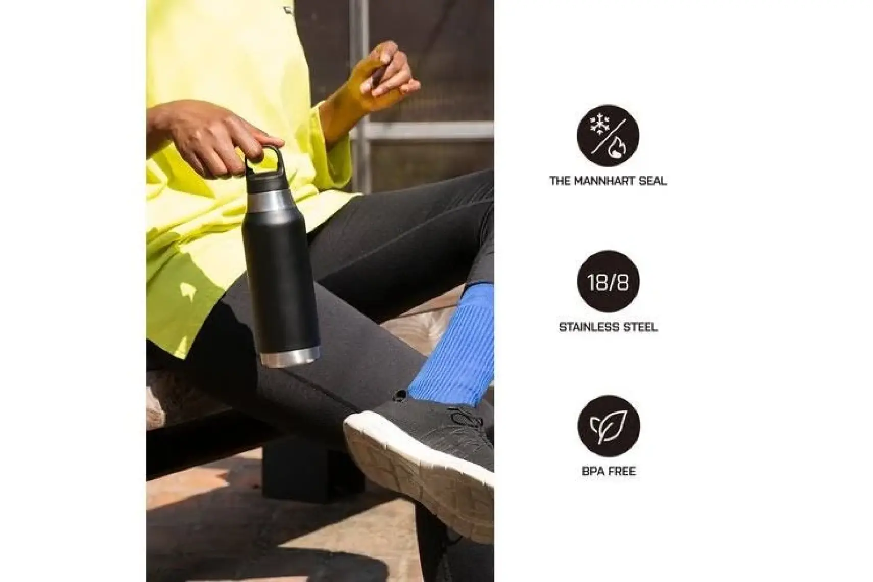 Mannhart By Spigen B213 Sızdırmaz Vakumlu Çift Katmanlı Travel Mug Paslanmaz Çelik Termos 500 ml Hot 6h / Cold 24H White - AHP00351