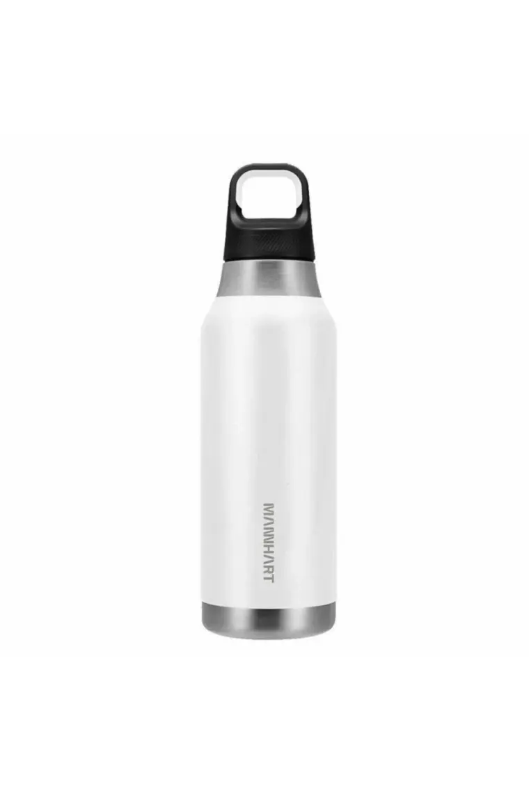 Mannhart By Spigen B213 Sızdırmaz Vakumlu Çift Katmanlı Travel Mug Paslanmaz Çelik Termos 500 ml Hot 6h / Cold 24H White - AHP00351