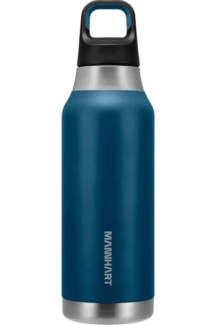 Mannhart By Spigen B213 Sızdırmaz Vakumlu Çift Katmanlı Travel Mug Paslanmaz Çelik Termos 500 ml Hot 6h / Cold 24H Blue-Very - AHP00352