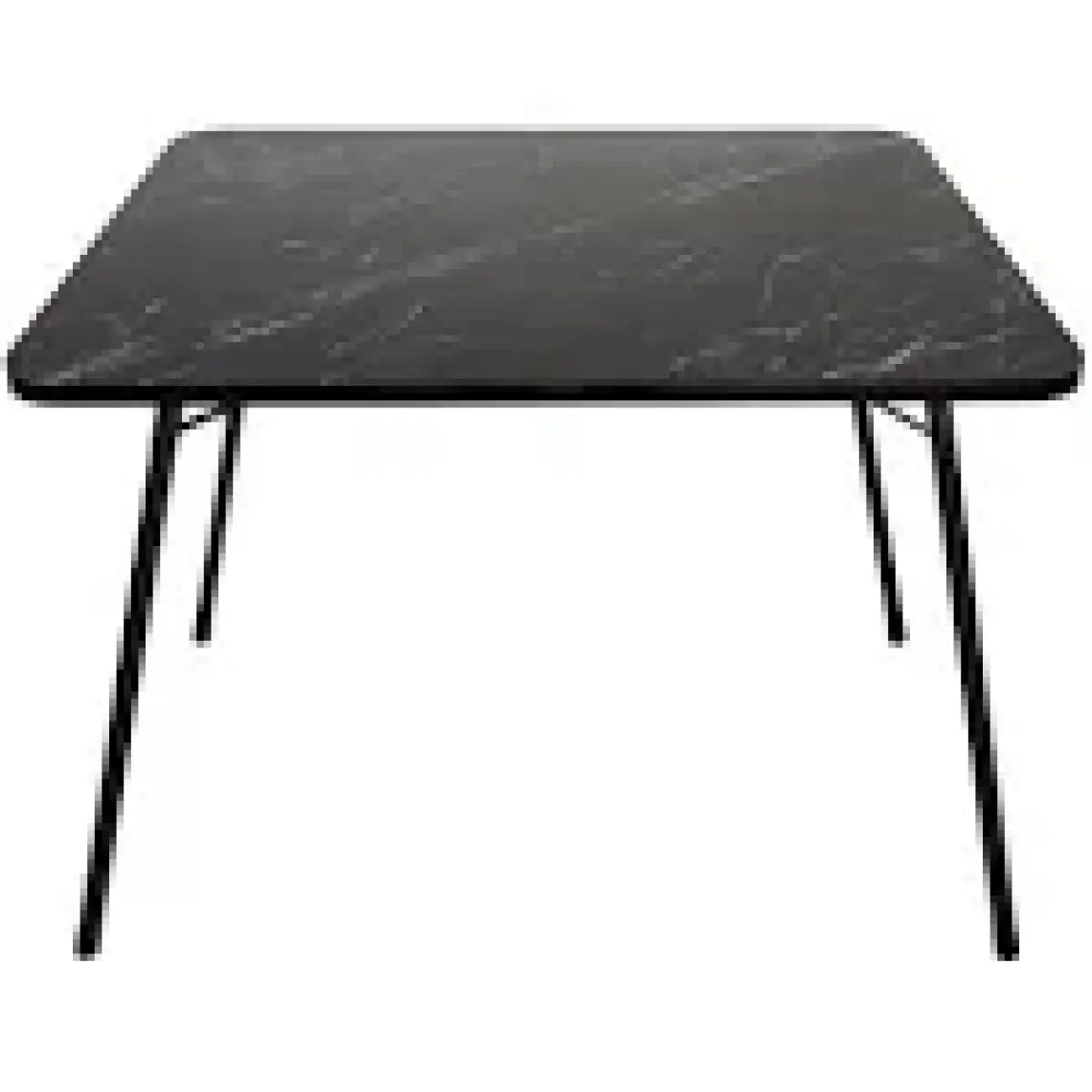 Bofigo 60X80 Granit Mermer Desenli Katlanır Masa Balkon Bahçe Kamp Masası Piknik Masası