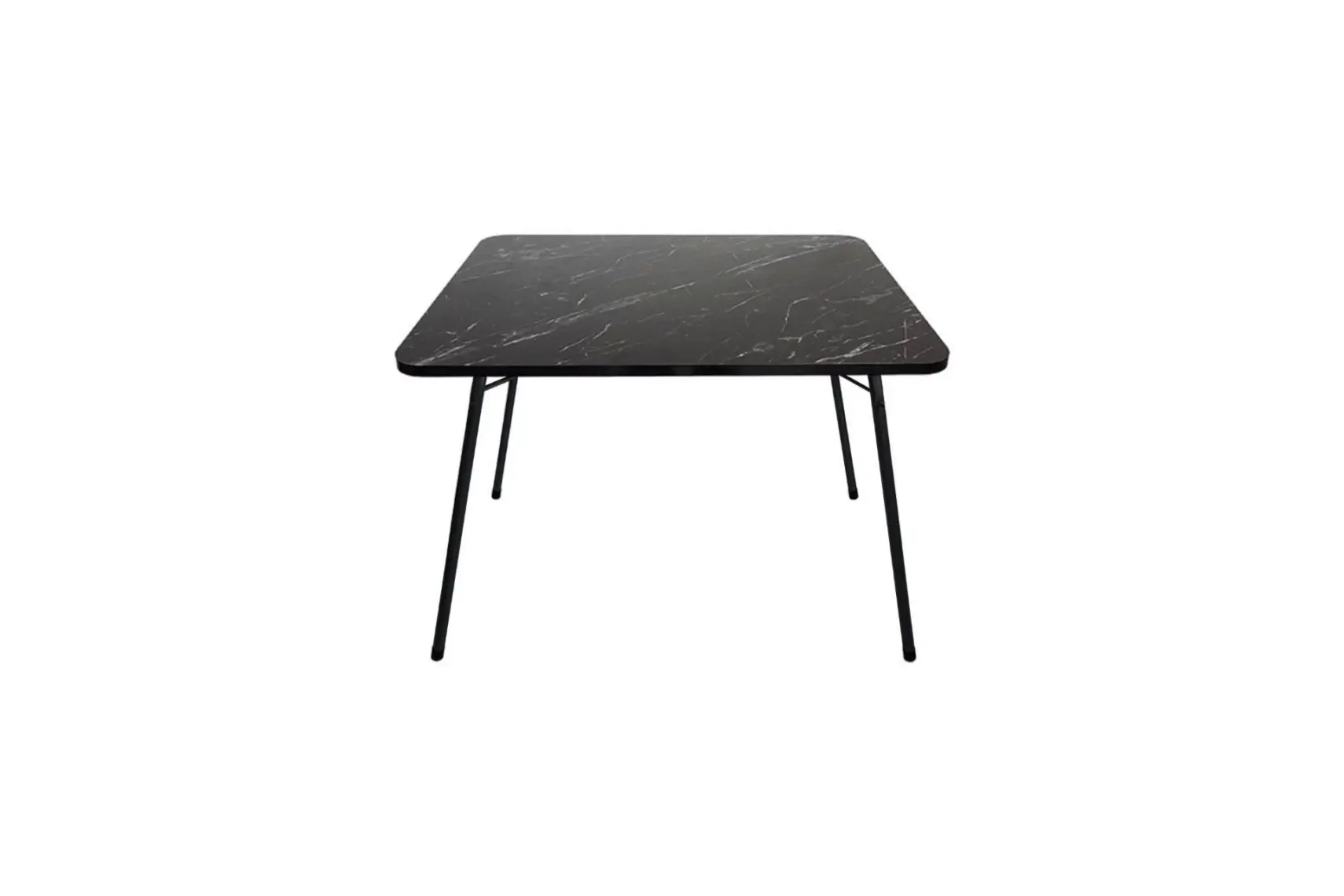 Bofigo 60X80 Granit Mermer Desenli Katlanır Masa Balkon Bahçe Kamp Masası Piknik Masası