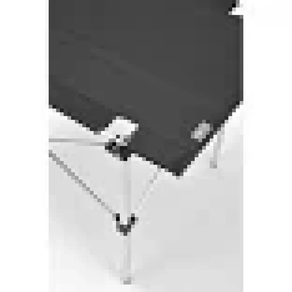 Exent 70X50 cm Tekstil Kamp Masası, Piknik, Bahçe Balkon Plaj Masası, Katlanır Taşıma Çantalı Masa Siyah